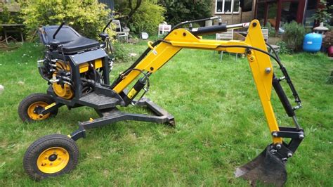 diy mini excavator kit|rotator attachment for mini ex.